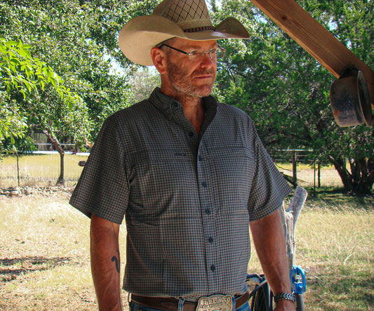 Gun Metal TekCheck Shirt