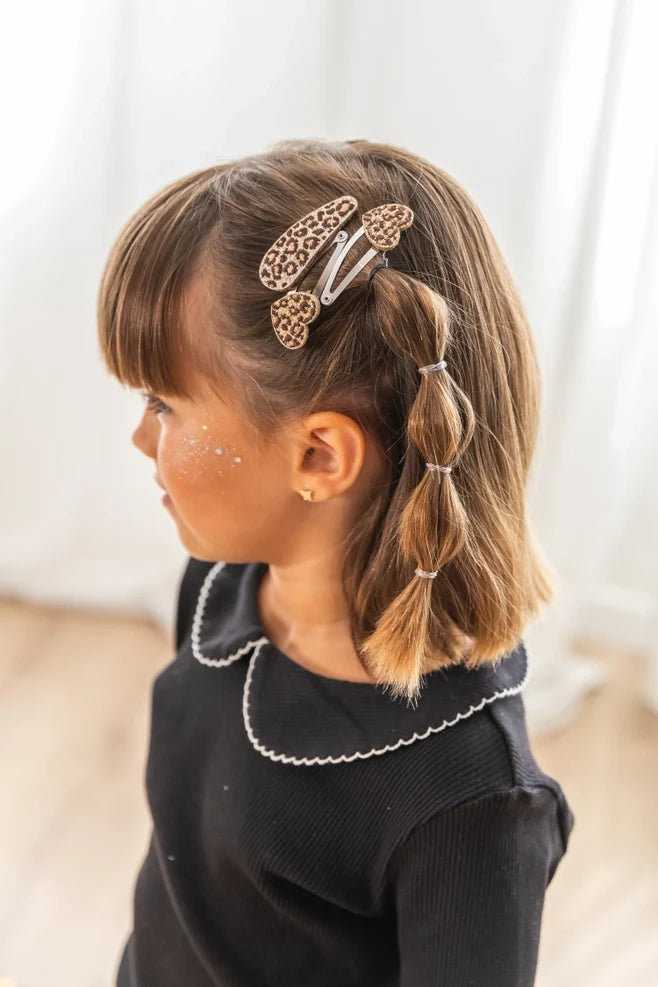 Luciole Et Petit Pois - Hair Clips - Leo - Set Of 2 - Lifestyle Cut