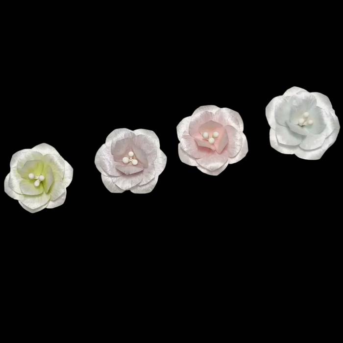 Handmade Ronghua Jasmine - Colorful Lifelike Earring