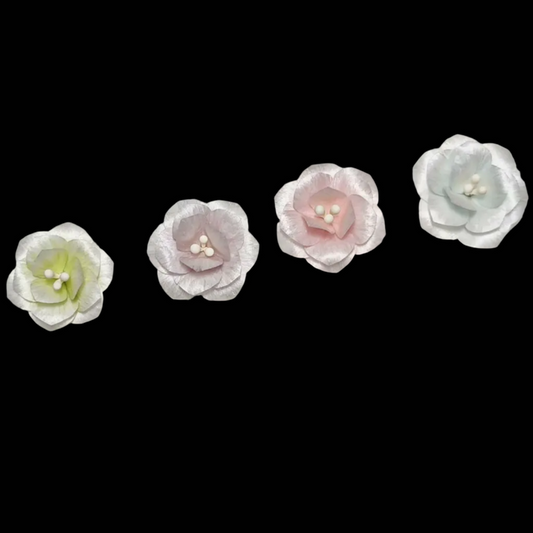Handmade Ronghua Jasmine - Colorful Lifelike Earring