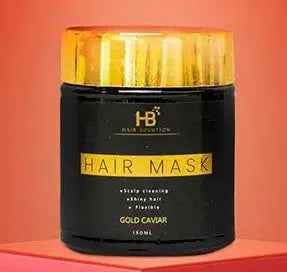 HB HAIR SOLUTION Gold Caviar & Argan Oil Brazilian Hair Care Kit 5 pcs - DOKAN