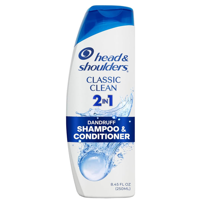 Head & Shoulders 2-in-1 Shampoo & Conditioner Classic Clean – 8.5 oz – 6 Pack
