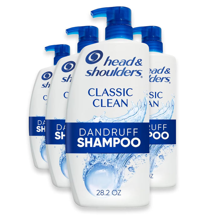 Head & Shoulders Classic Clean Anti-Dandruff Shampoo - 28.2 oz - 4 Pack