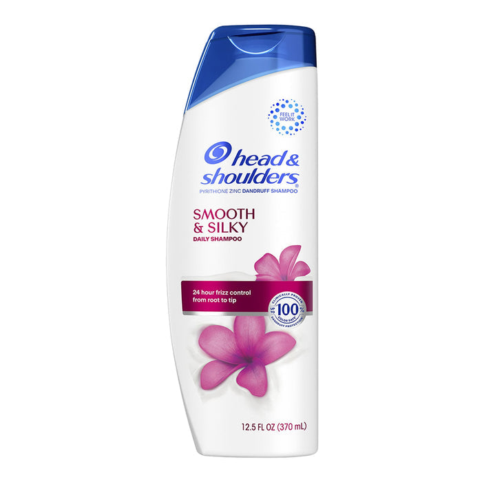 Head & Shoulders Dandruff Shampoo, Smooth and Silky, 12.5 oz - 6 Pack