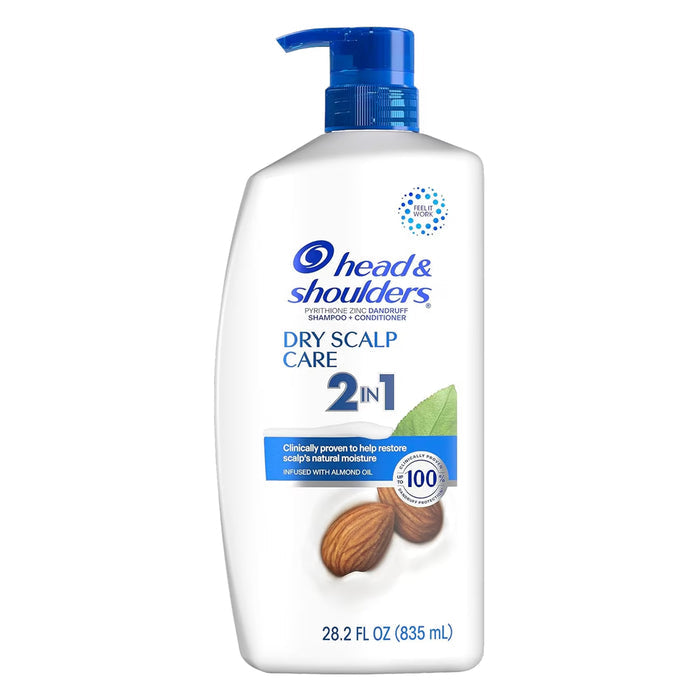 Head & Shoulders Dry Scalp Care 2-in-1 Anti-Dandruff Shampoo & Conditioner - 28.2 oz - 4 Pack
