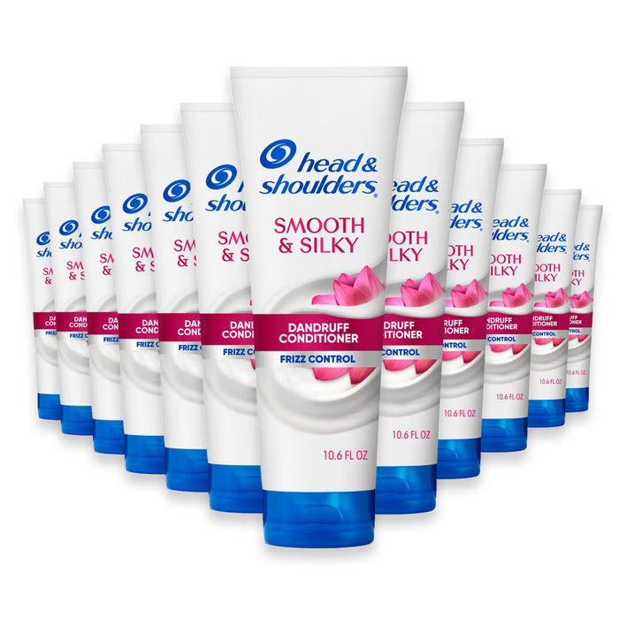 Head & Shoulders Smooth & Silky Anti-Dandruff Conditioner - 10.6 oz - 12 Pack