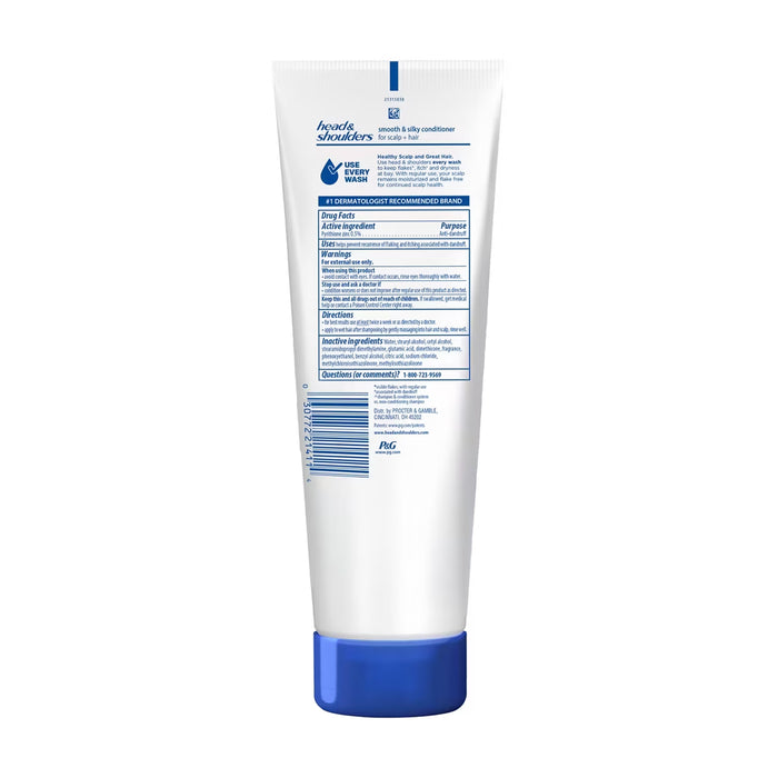 Head & Shoulders Smooth & Silky Anti-Dandruff Conditioner - 10.6 oz - 12 Pack