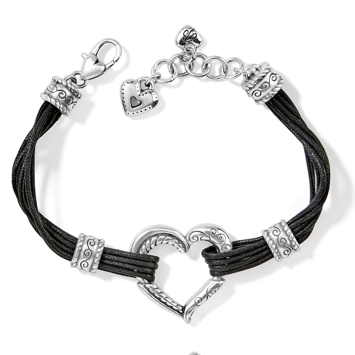Heritage Heart Bracelet/Black