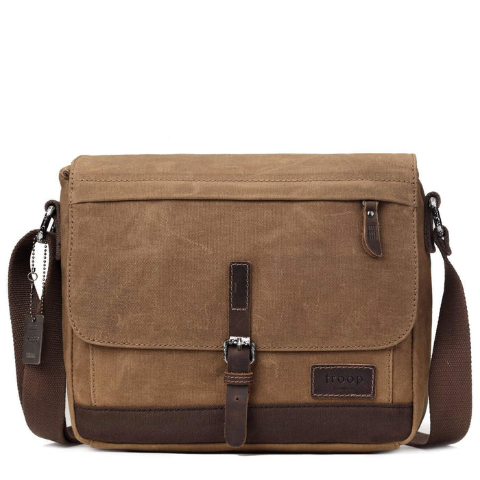 Heritage Waxed Canvas Messenger Bag | TRP0443
