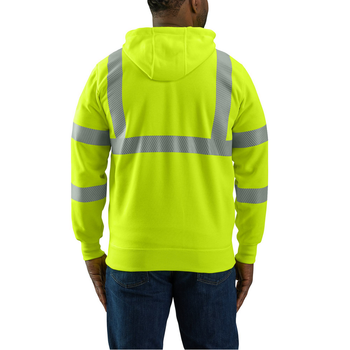 High-Visibility Rain Defender Loose Fit Midweight Class 3 Sweatshirt - BLM-Brite Lime | Carhartt 104987