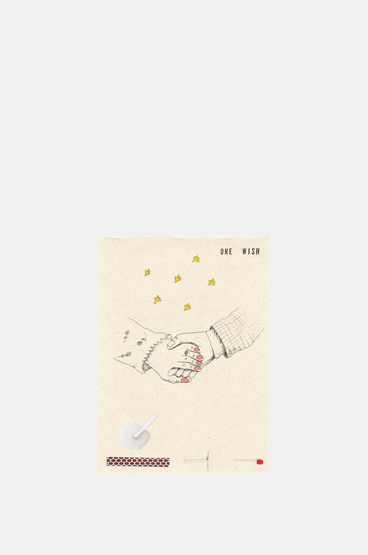 Wish Cards Holding Hands Wish Card.