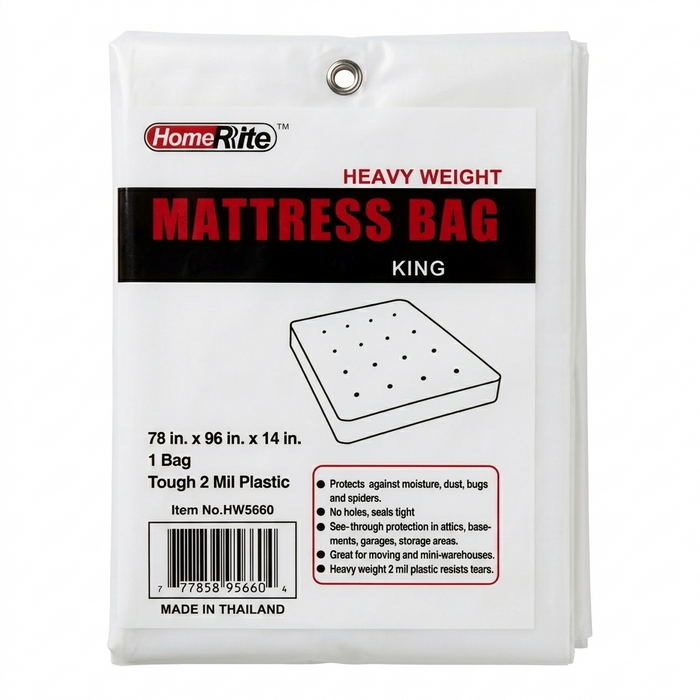 HomeRite King Size Heavy-Duty Mattress Bags