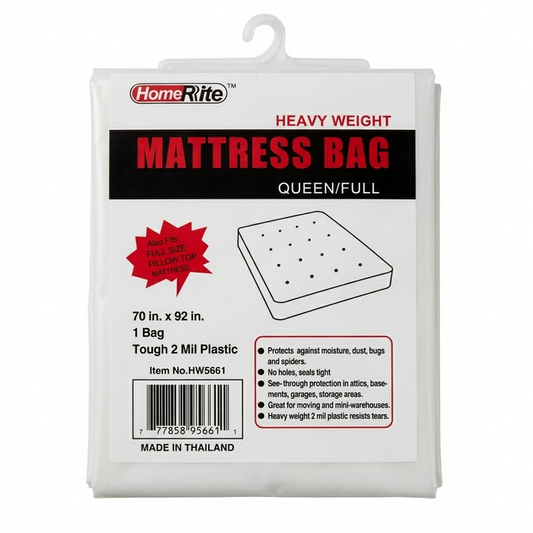 HomeRite Queen/Full Heavy-Duty Mattress Bags