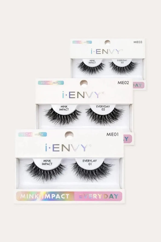 I ENVY BY KISS MINK IMPACT EVERYDAY | 100% VEGAN FAUX MINK LASHES I ENVY BY KISS