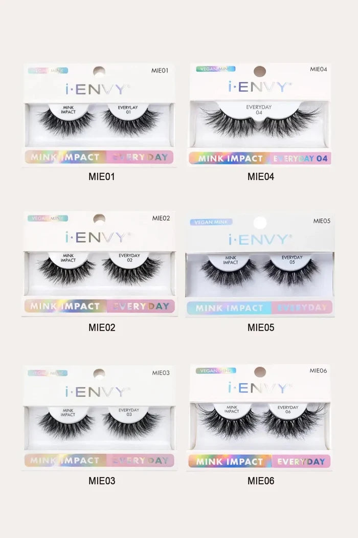 I ENVY BY KISS MINK IMPACT EVERYDAY | 100% VEGAN FAUX MINK LASHES I ENVY BY KISS
