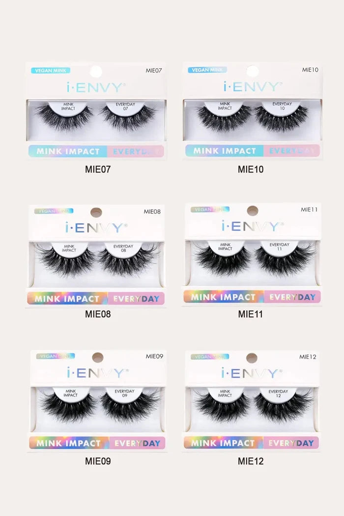 I ENVY BY KISS MINK IMPACT EVERYDAY | 100% VEGAN FAUX MINK LASHES I ENVY BY KISS