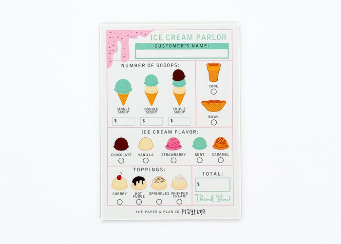 Ice Cream Parlor Playtime Pad®