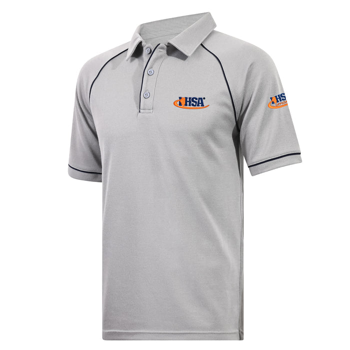 Illinois (IHSA) Davis C3 Gray Raglan Sleeve Volleyball Referee Shirt