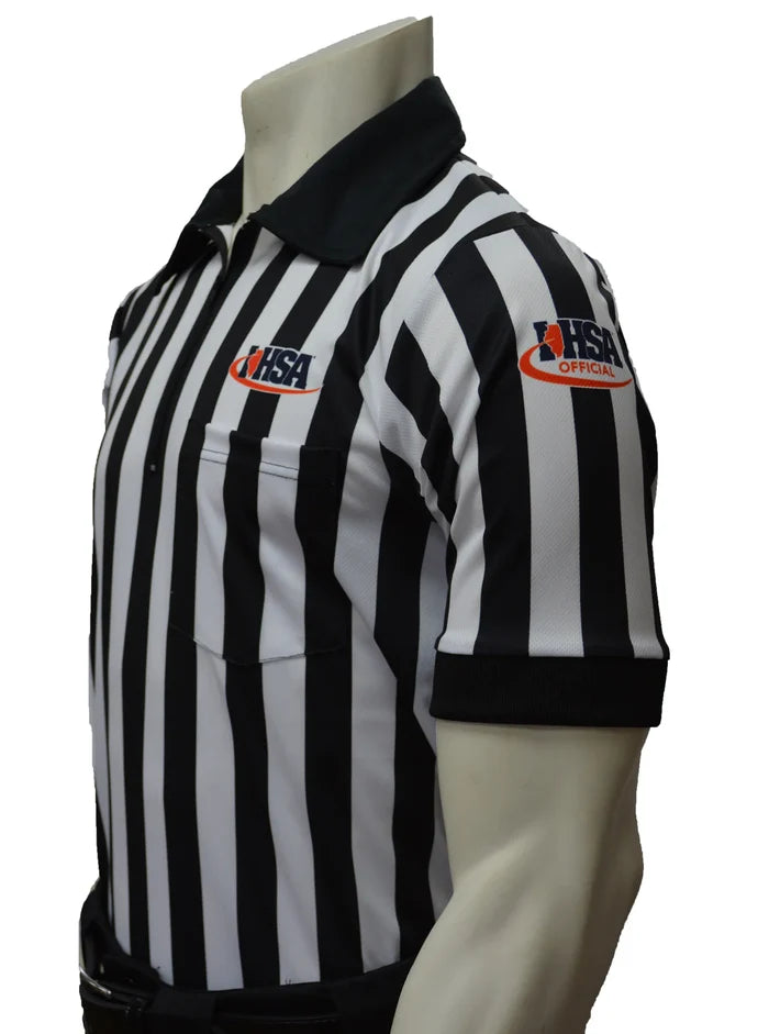 Illinois (IHSA) Smitty 1" Body Flex Football Referee Shirt