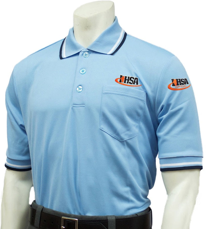 Illinois (IHSA) Smitty Body Flex Powder Blue Umpire Shirt
