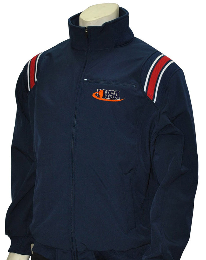 Illinois (IHSA) Smitty Thermal Fleece Navy/Red Umpire Jacket