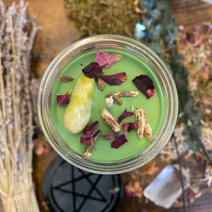 The Lovers Tarot Card Ritual Spell Candle