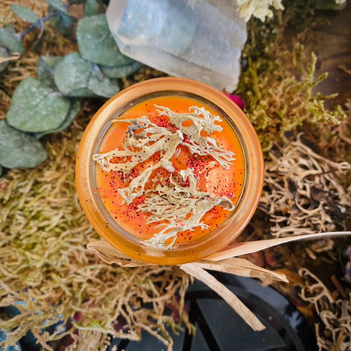 Harvest Moon Blessing Mini Spell Candles with Essential Oil Magical Blend