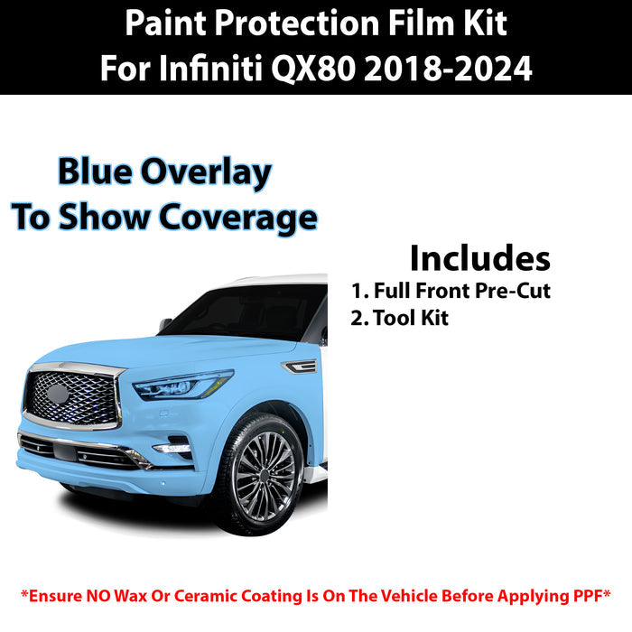 Fits Infiniti QX80 2018+ Precut Premium Paint Protection Film Clear Bra PPF Decal Film Kit - Bogar Tech Designs