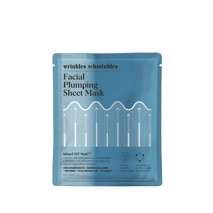 InfuseFAST™ Facial Plumping Sheet Mask - 1 Pack | Wrinkles Schminkles
