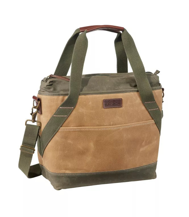 Insulated Waxed-Canvas Tote - Medium