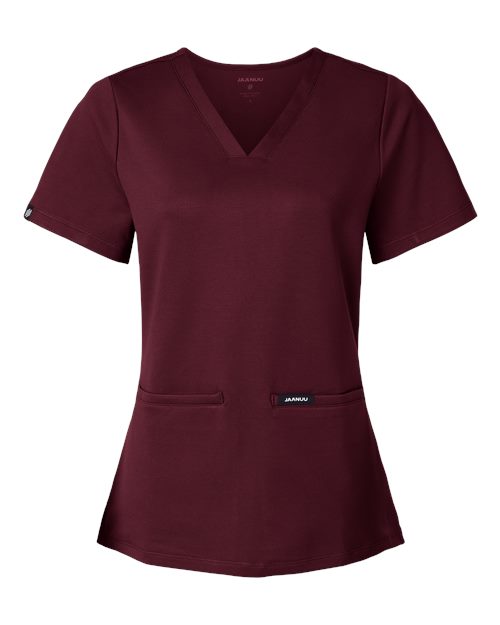 Jaanuu Women's Cesi Ultrasoft Scrub V-Neck Top