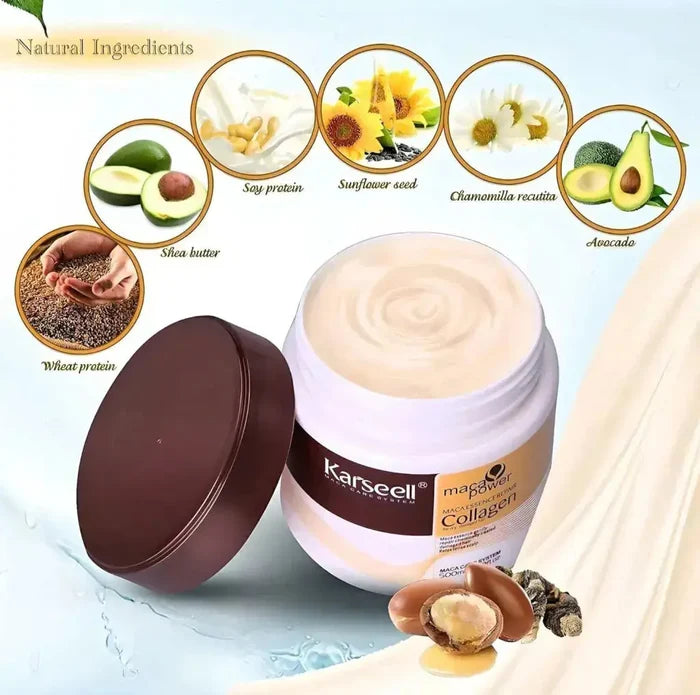 Karseell Collagen Hair Treatment Collagen Hair Mask Essence for Dry Damaged Hair 500 ml - DOKAN