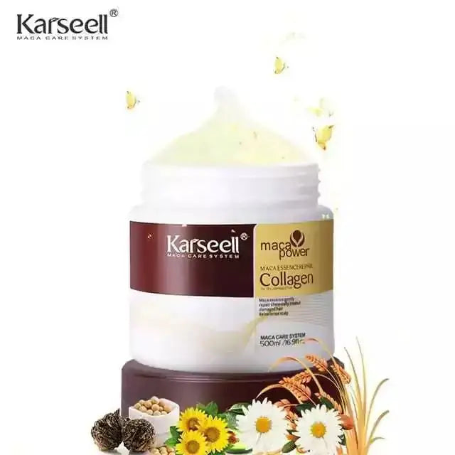 Karseell Collagen Hair Treatment Collagen Hair Mask Essence for Dry Damaged Hair 500 ml - DOKAN