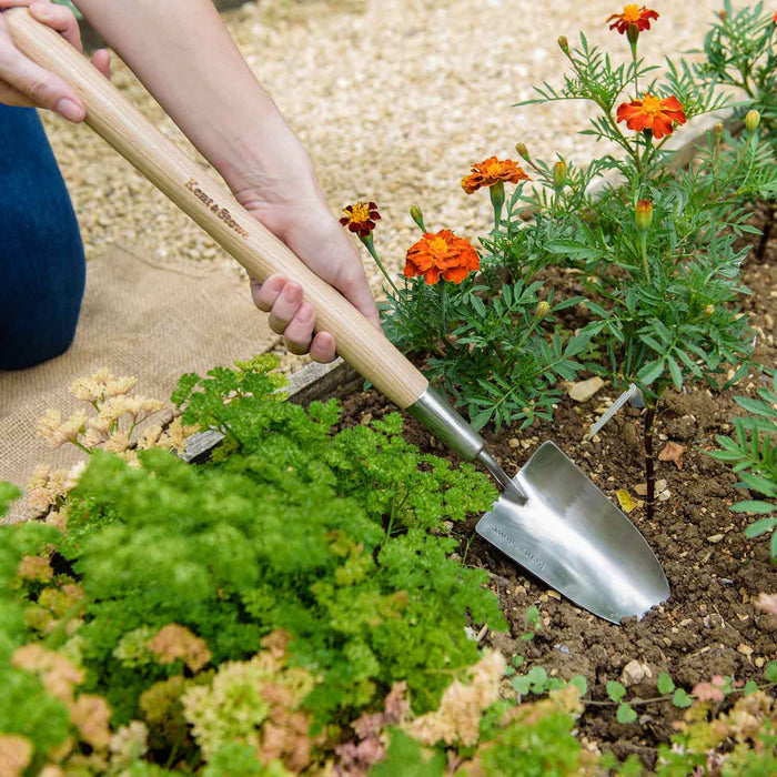Kent & Stowe - Stainless Steel Border Long Handled Trowel