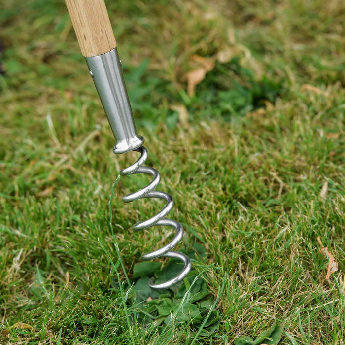 Kent & Stowe Stainless Steel Long Handled Corkscrew weeder