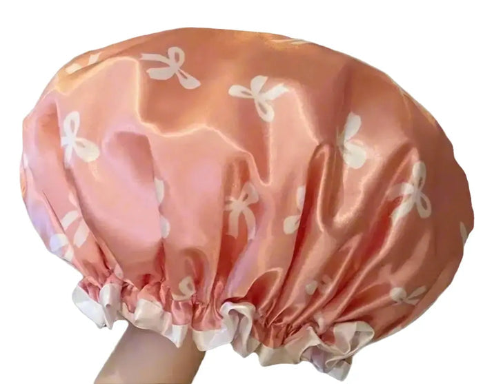 Kids Satin Double Layer Waterproof Shower Cap MunSeyaa'n Collective