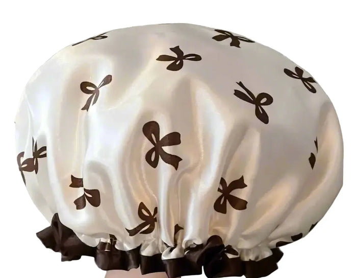 Kids Satin Double Layer Waterproof Shower Cap MunSeyaa'n Collective