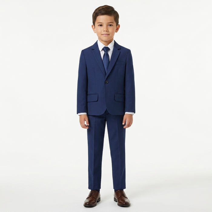 Kids Solid Stretch Suit