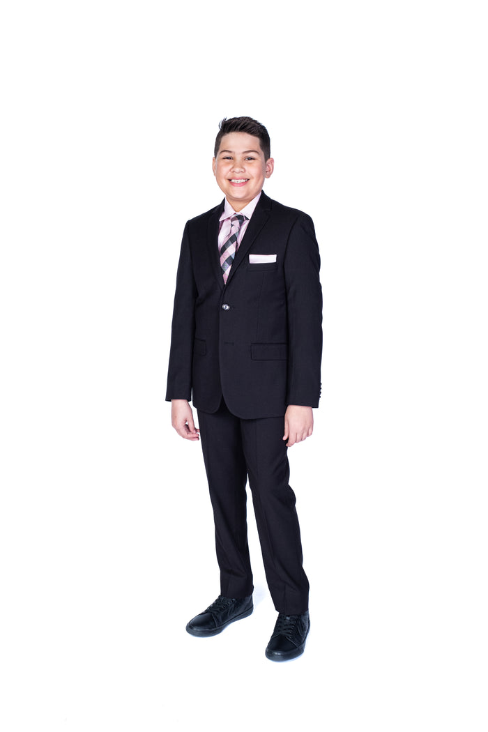 Kids Solid Stretch Suit