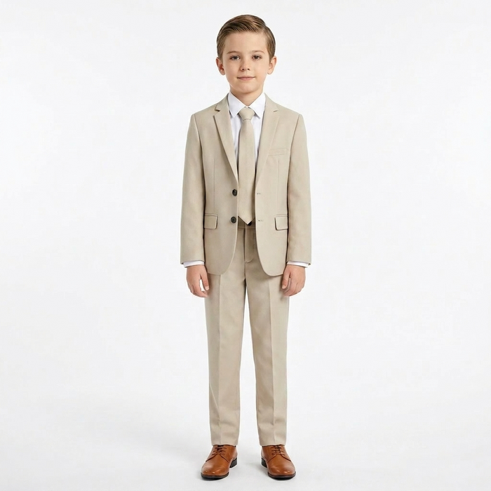 Kids Solid Stretch Suit