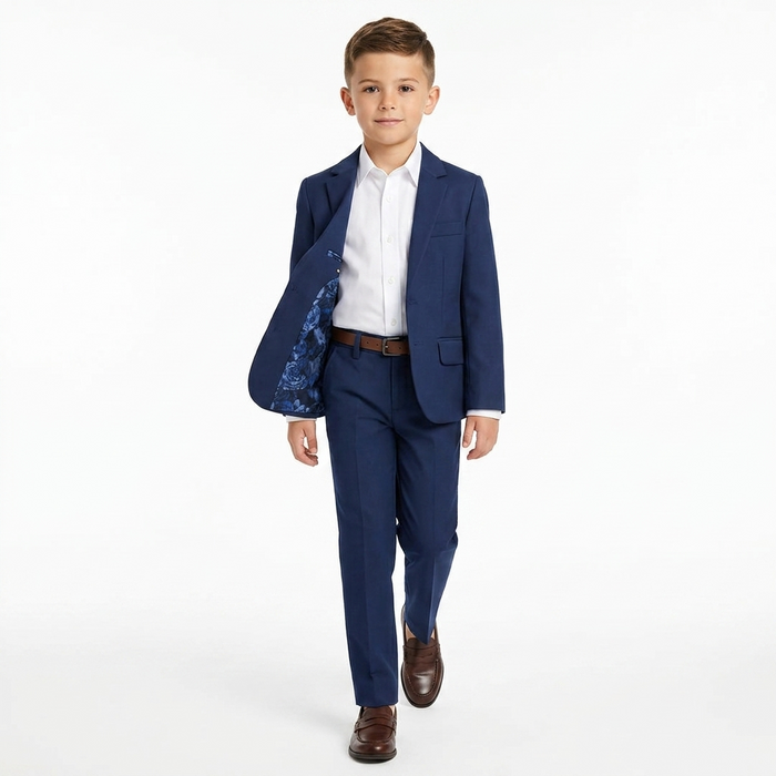 Kids Solid Stretch Suit