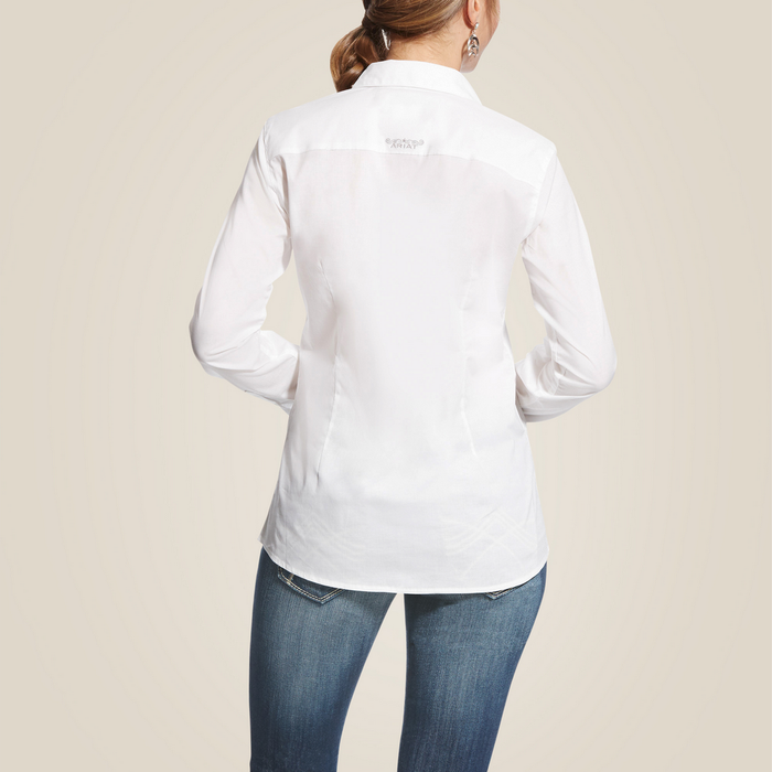 Kirby Stretch Shirt - 100-White | Ariat 10022065