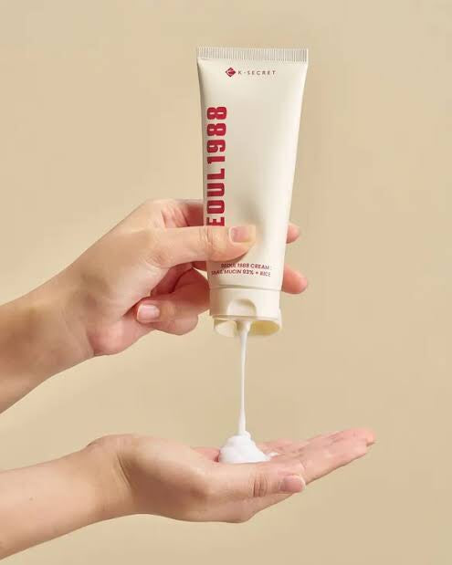 K.SECRET SEOUL 1988 cream : Snail Mucin 93% + Rice