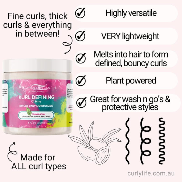 Kurlee Belle Kurl Defining Creme