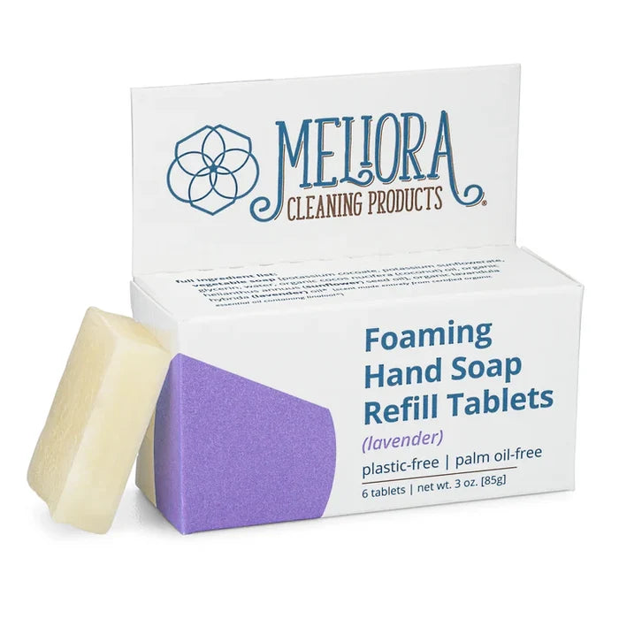 Lavender Foaming Hand Soap 6-Pack Refill Tablets