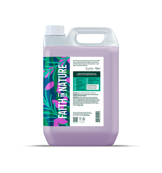 Faith In Nature Lavender & Geranium Natural Liquid Hand Wash 5l Refill