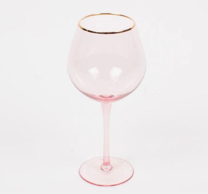 Light Pink Wine Glass