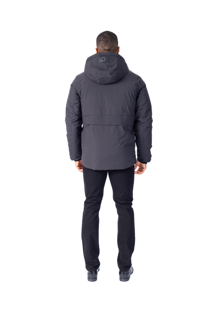 Light Weight Tech Puffer Bomber - Black