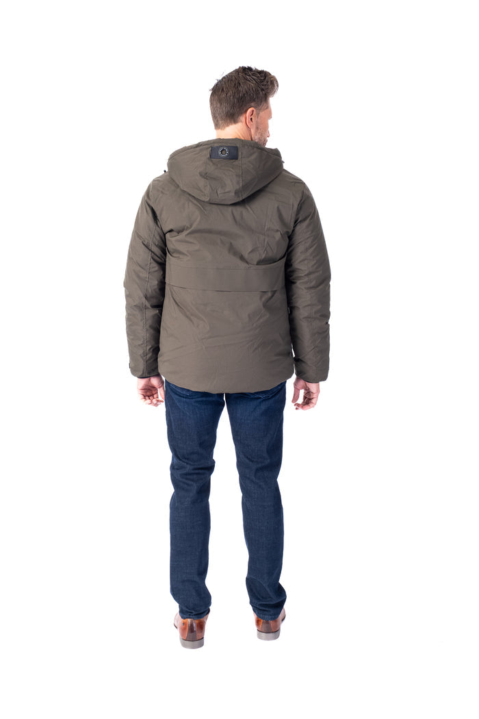 Light Weight Tech Puffer Bomber - Green