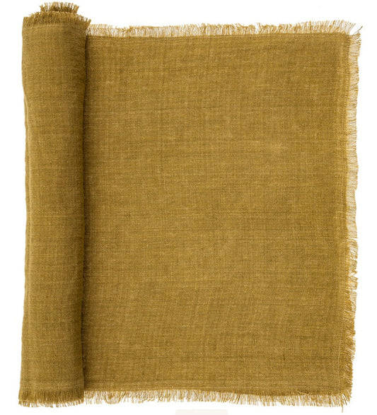 Lina linen runner -cumin 4-7831